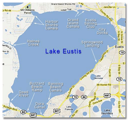 Lake Eustis Map